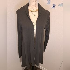 Charoltte Grey Long Sleeve Asymmetrical Sweater